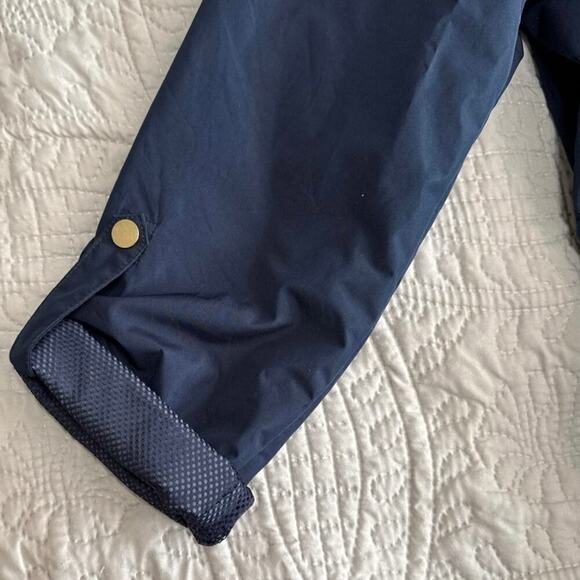 INTL DETAILS Anorak Hooded‎ Rain Jacket Medium Zip Closure Drawstring Waist Mesh - Picture 11 of 12